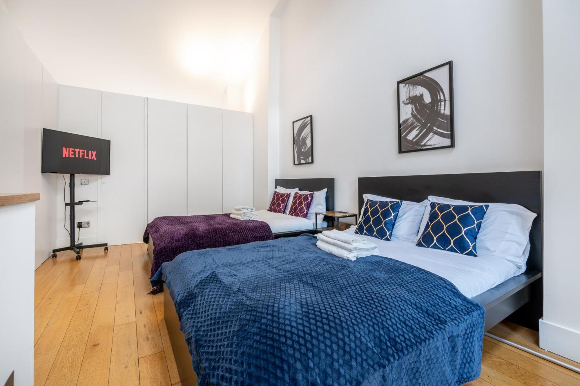 The Deluxe Barbican Duplex Londres Extérieur photo